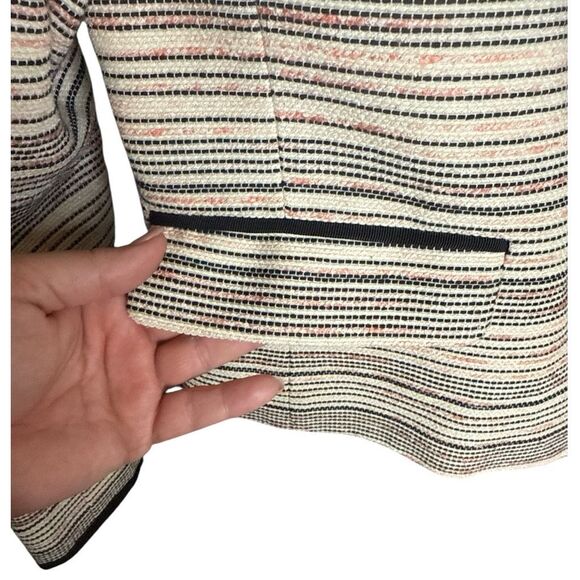 Womens Tommy Hilfiger Cropped Tweed Blazer Size 8 - Picture 8 of 9